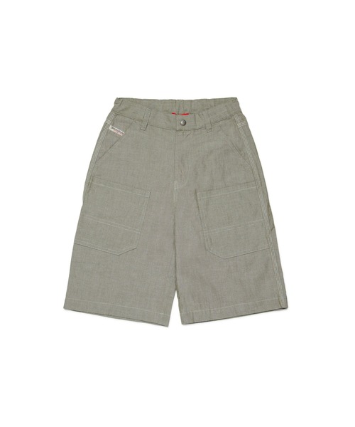 DIESEL（ディーゼル）の「キッズ ショートパンツ PKEN SHORT（その他パンツ・キッズ・オフホワイト/カーキ・10Y/14Y/16Y/8Y/12Y/6Y）」の9枚目の写真