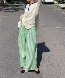 IRADOWL（アイラドール）の「ストライプ柄ルームパンツ（その他パンツ）」