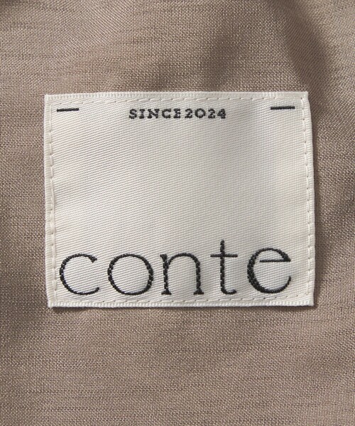 conte(コンテ)の「<conte>リネン イージー ワイドパンツ(その他パンツ・レディース・ベージュ/ネイビー・38/36)」の20枚目の写真