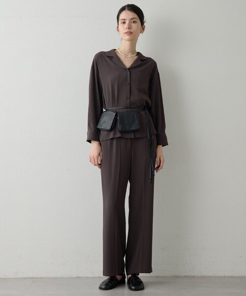 Whim Gazette（ウィムガゼット）の「トリアセパンツ（その他パンツ・レディース・ベージュ/ブラウン・36/38）」の10枚目の写真