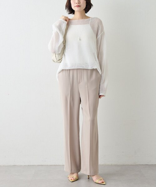 Whim Gazette（ウィムガゼット）の「トリアセパンツ（その他パンツ・レディース・ベージュ/ブラウン・36/38）」の3枚目の写真