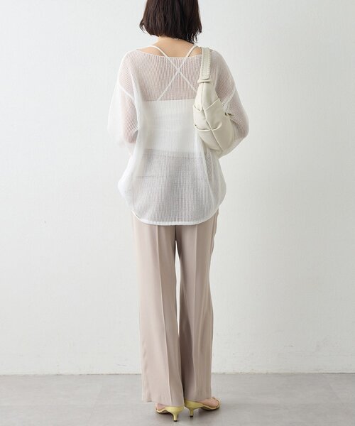 Whim Gazette（ウィムガゼット）の「トリアセパンツ（その他パンツ・レディース・ベージュ/ブラウン・36/38）」の6枚目の写真