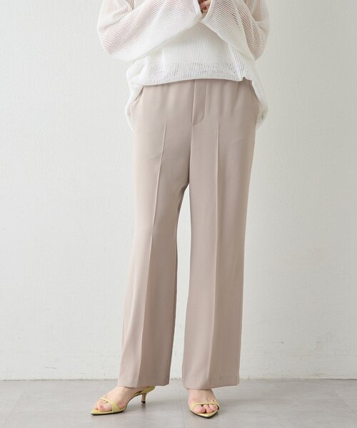 Whim Gazette（ウィムガゼット）の「トリアセパンツ（その他パンツ・レディース・ベージュ/ブラウン・36/38）」の2枚目の写真