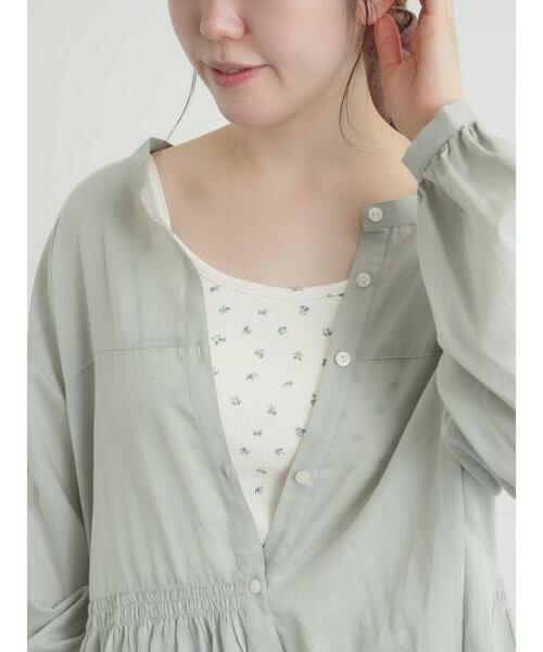 Samansa Mos2（サマンサ モスモス）の「柄アソートカップ付きキャミソール（キャミソール・レディース・キナリ/その他/ブラック/ブラウン・F）」の11枚目の写真