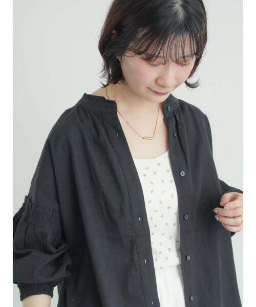 Samansa Mos2（サマンサ モスモス）の「柄アソートカップ付きキャミソール（キャミソール・レディース・キナリ/その他/ブラック/ブラウン・F）」の14枚目の写真