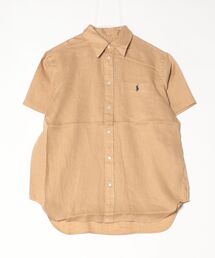 POLO RALPH LAUREN | オーバーサイズ フィット リネン ショートスリーブ シャツ(シャツ/ブラウス)