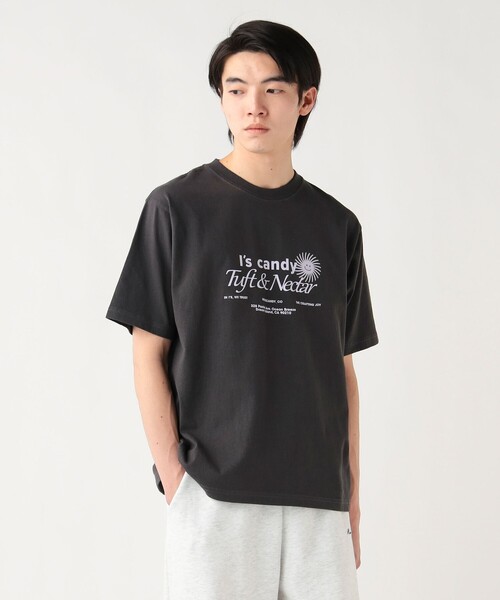 BEAMS HEART(ビームスハート)の「【6/18値下げ】Is candy グラフィック Tシャツ(ユニセックス)(Tシャツ/カットソー・メンズ・チャコールグレー/ホワイト・LARGE/MEDIUM/SMALL)」の1枚目の写真