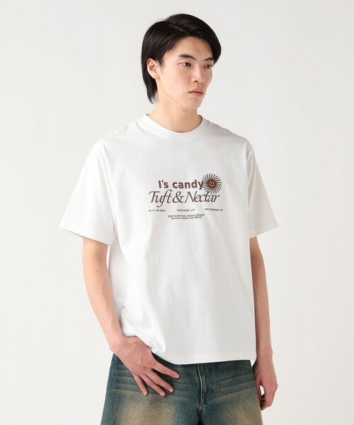 BEAMS HEART(ビームスハート)の「【6/18値下げ】Is candy グラフィック Tシャツ(ユニセックス)(Tシャツ/カットソー・メンズ・チャコールグレー/ホワイト・LARGE/MEDIUM/SMALL)」の5枚目の写真