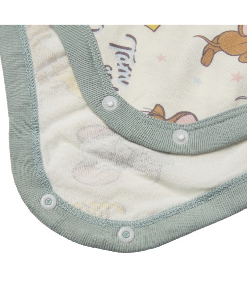 Tom＆Jerry（トムアンドジェリー）の「トム＆ジェリー 半袖ボディスーツ 総柄（ロンパース・キッズ・アイボリー・80ｃｍ/70cm）」の6枚目の写真