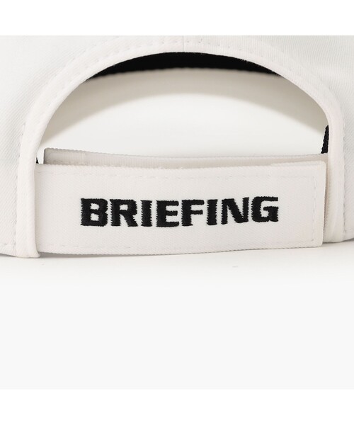 BRIEFING（ブリーフィング）の「【BRIEFING GOLF／ブリーフィングゴルフ】MEN’S ROUND LOGO CAP（キャップ・メンズ・ホワイト/ネイビー/ブラック・FREE）」の14枚目の写真