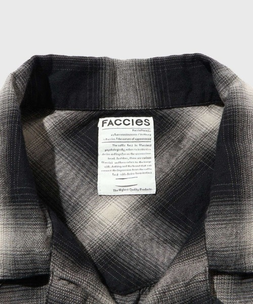 FACCIES（ファチーズ）の「【FACCIES】FADED OMBRE WESTERN SHORT BLS（シャツ/ブラウス・メンズ・ブラック/グレー・1）」の11枚目の写真