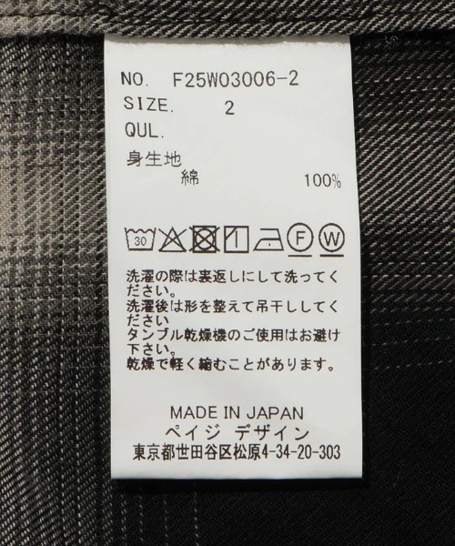 FACCIES（ファチーズ）の「【FACCIES】FADED OMBRE WESTERN SHORT BLS（シャツ/ブラウス・メンズ・ブラック/グレー・1）」の13枚目の写真