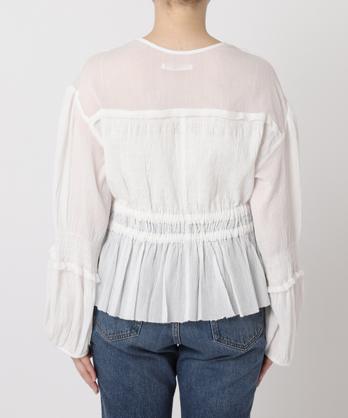 plage（プラージュ）の「《WEB限定追加》R’IAM SWEET ブラウス（シャツ/ブラウス・レディース・ブラック/ホワイト・FREE）」の13枚目の写真