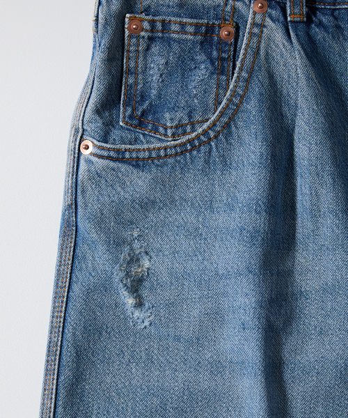 HORLISUN（ホーリーサン）の「Blueborn Damage Loose Denim Pants Light Blue（デニムパンツ・メンズ・その他・SMALL/MEDIUM/LARGE）」の5枚目の写真