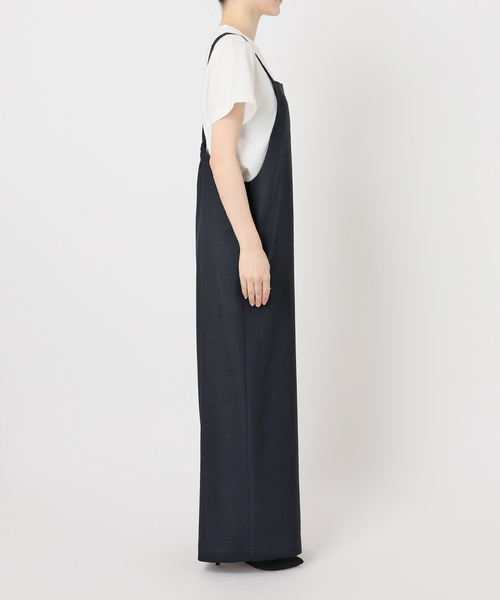 Spick & Span(スピックアンドスパン)の「《WEB限定 / 追加》ドライクロスコンビネゾン(サロペット/オーバーオール・レディース・ネイビー/ベージュ・38/36)」の11枚目の写真