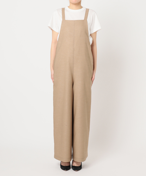 Spick & Span(スピックアンドスパン)の「《WEB限定 / 追加》ドライクロスコンビネゾン(サロペット/オーバーオール・レディース・ネイビー/ベージュ・38/36)」の6枚目の写真