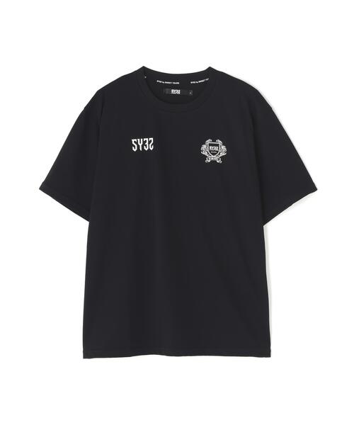 SY32 by SWEET YEARS(エスワイサーティトゥバイスィートイヤーズ)の「SY32 by SWEET YEARS /エスワイサーティトゥ バイ スィートイヤーズ/EMBLEM LOGO TEE(Tシャツ/カットソー・メンズ・ホワイト/ブラック・M/L/XL)」の6枚目の写真