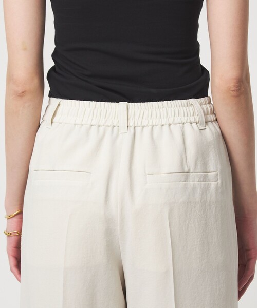 green label relaxing（グリーンレーベルリラクシング）の「【結論シリーズ】ドライクロス ニーハイワイド オフホワイト［size SHORT/TALLあり］（その他パンツ・レディース・オフホワイト・TALL/40/38/36/34/SHORT）」の19枚目の写真