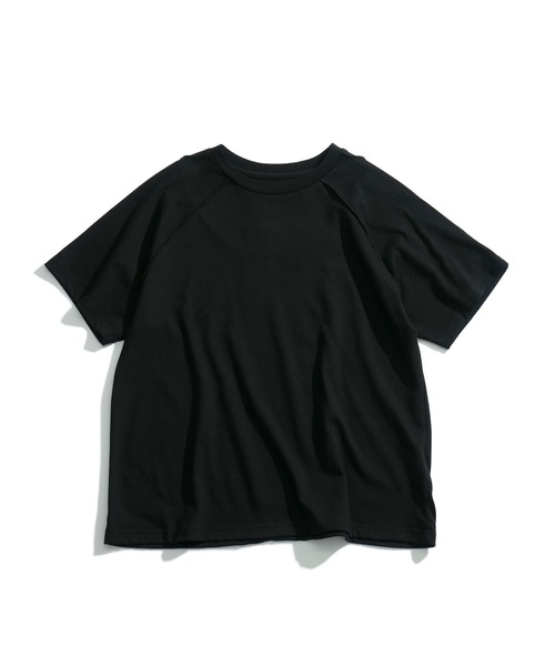 Starting Over(スターティングオーバー)の「インサイドアウト ラグラン ショート丈 半袖Tシャツ / クロップド ギミック カットソー【ユニセックス】(Tシャツ/カットソー・メンズ・カーキブラウン/チャコール/ブラック・L/M)」の1枚目の写真