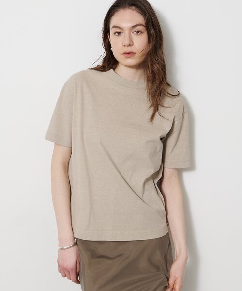 Whim Gazette（ウィムガゼット）の「ヴィンテージ天竺Tシャツ（Tシャツ/カットソー・レディース・グレイッシュベージュ/ブラウン/ベージュ/オフホワイト・FREE）」の4枚目の写真