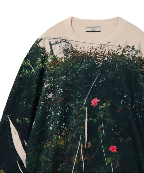 NON TOKYO（ノントーキョー）の「PRINT KNIT PULLOVER TOP（ニット/セーター・レディース・カーキ/パープル/カラフル・1/2/3）」の14枚目の写真