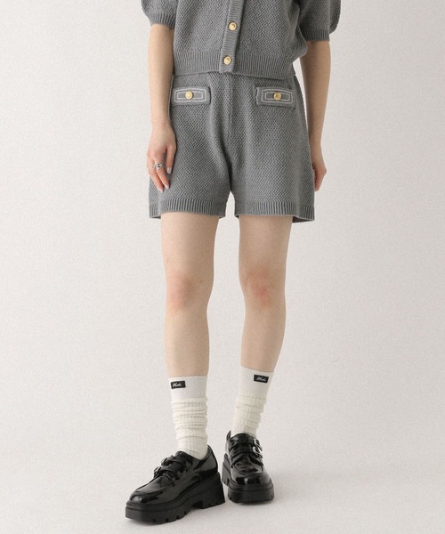 Heather(ヘザー)の「ゴールドボタンステッチショートパンツ 670463(その他パンツ・レディース・アイボリー/グレー/ネイビー・FREE)」の9枚目の写真
