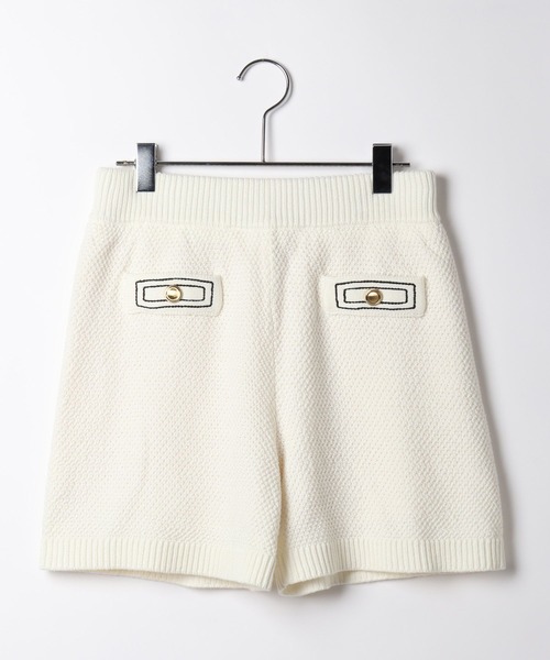 Heather(ヘザー)の「ゴールドボタンステッチショートパンツ 670463(その他パンツ・レディース・アイボリー/グレー/ネイビー・FREE)」の15枚目の写真