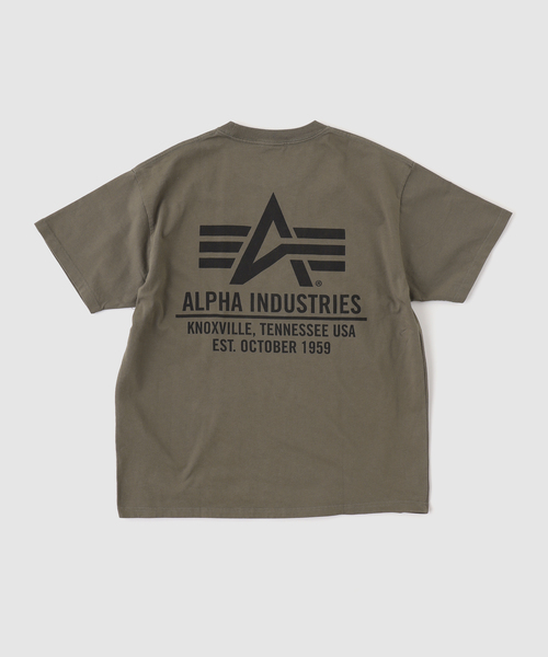 Alpha Industries（アルファインダストリーズ）の「ALPHA INDUSTRIES / アルファ インダストリーズ ALPHA RED RIBBON T-SHIRT（Tシャツ/カットソー・メンズ・カーキ/ブラック/ホワイト・LARGE/MEDIUM/SMALL）」の6枚目の写真