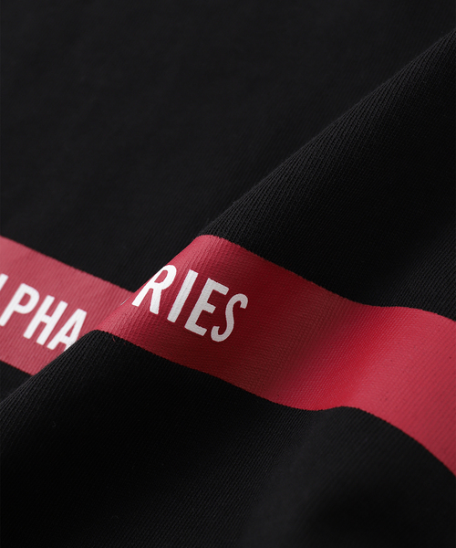 Alpha Industries（アルファインダストリーズ）の「ALPHA INDUSTRIES / アルファ インダストリーズ ALPHA RED RIBBON T-SHIRT（Tシャツ/カットソー・メンズ・カーキ/ブラック/ホワイト・LARGE/MEDIUM/SMALL）」の7枚目の写真