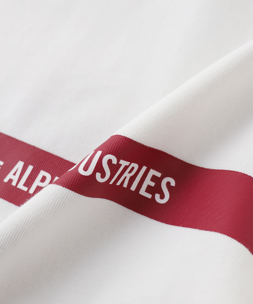 Alpha Industries（アルファインダストリーズ）の「ALPHA INDUSTRIES / アルファ インダストリーズ ALPHA RED RIBBON T-SHIRT（Tシャツ/カットソー・メンズ・カーキ/ブラック/ホワイト・LARGE/MEDIUM/SMALL）」の8枚目の写真