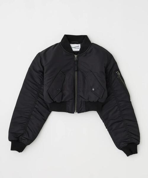MOUSSY(マウジー)の「VAQUERA×MOUSSY/ヴァケラ×マウジー/VQ AVIATOR JACKET(ブルゾン・レディース・レッド/ブラック・S/M)」の1枚目の写真
