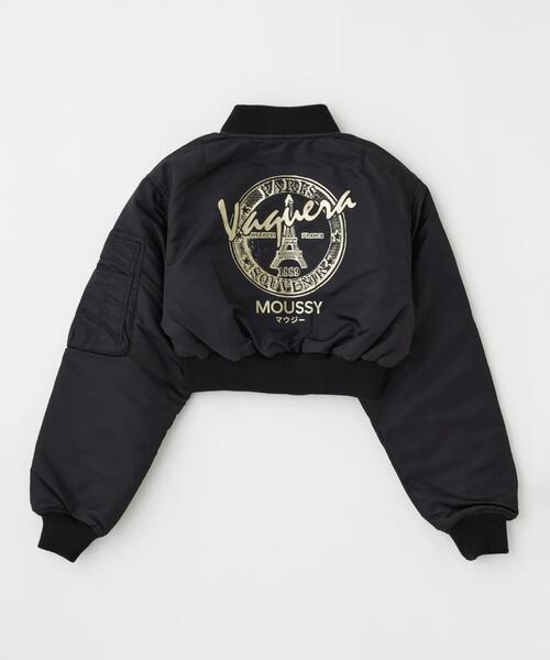 MOUSSY(マウジー)の「VAQUERA×MOUSSY/ヴァケラ×マウジー/VQ AVIATOR JACKET(ブルゾン・レディース・レッド/ブラック・S/M)」の3枚目の写真