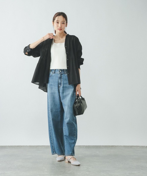 GLOBAL WORK(グローバルワーク)の「meets India/ハシゴレースブラウス/601190(シャツ/ブラウス・レディース・ブルー/オフホワイト/イエロー/ブラック・LARGE/MEDIUM)」の10枚目の写真