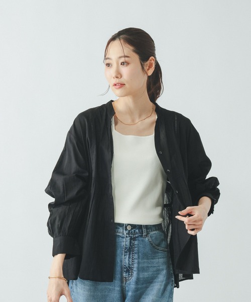 GLOBAL WORK(グローバルワーク)の「meets India/ハシゴレースブラウス/601190(シャツ/ブラウス・レディース・ブルー/オフホワイト/イエロー/ブラック・LARGE/MEDIUM)」の11枚目の写真