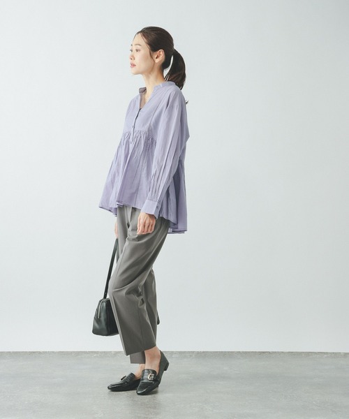 GLOBAL WORK(グローバルワーク)の「meets India/ハシゴレースブラウス/601190(シャツ/ブラウス・レディース・ブルー/オフホワイト/イエロー/ブラック・LARGE/MEDIUM)」の13枚目の写真