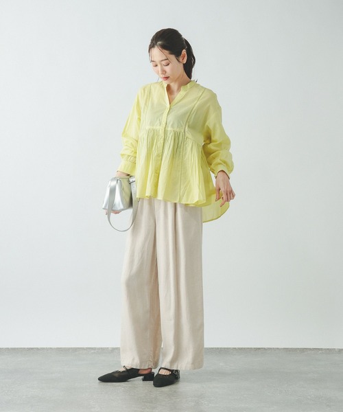 GLOBAL WORK(グローバルワーク)の「meets India/ハシゴレースブラウス/601190(シャツ/ブラウス・レディース・ブルー/オフホワイト/イエロー/ブラック・LARGE/MEDIUM)」の17枚目の写真