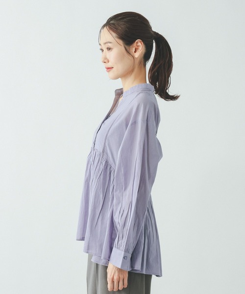 GLOBAL WORK(グローバルワーク)の「meets India/ハシゴレースブラウス/601190(シャツ/ブラウス・レディース・ブルー/オフホワイト/イエロー/ブラック・LARGE/MEDIUM)」の22枚目の写真