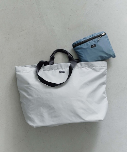 STANDARD SUPPLY(スタンダードサプライ)の「スタンダードサプライ / EASY イージー / TOTE L トートL(トートバッグ・レディース・ブルー系/ブラック/チャコールグレー/グレー系・FREE)」の4枚目の写真