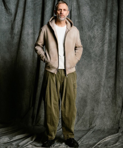 wjk(ダヴルジェイケイ)の「mlt5660- tight jersey cut-off L-S ロングスリーブカットソー(7137 cj57j)(Tシャツ/カットソー・メンズ・ホワイト/ダークネイビー/チャコールグレー/ブラック・S/M/L/XL)」の10枚目の写真