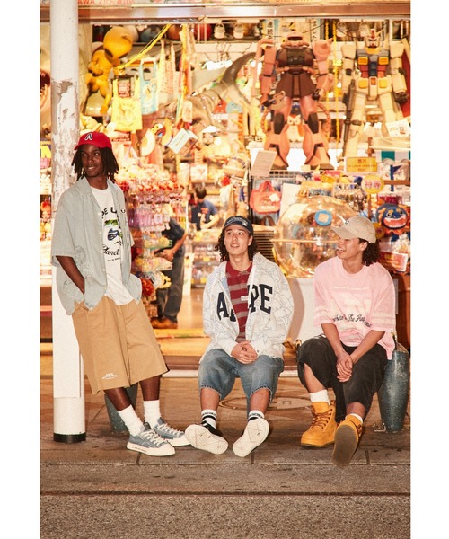 AAPE BY A BATHING APE（エーエイプバイアベイシングエイプ）の「AAPE MAIN BORDER POLO（ポロシャツ・メンズ・レッド系その他・LARGE/SMALL/MEDIUM/X-LARGE）」の7枚目の写真