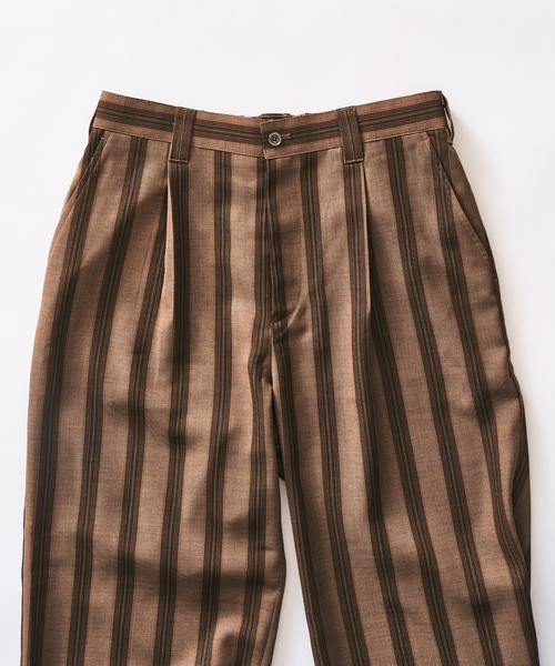 417 EDIFICE（フォーワンセブンエディフィス）の「【EVALET / エバレット】メッシュ ワイドパンツ "セットアップ着用可能"（スラックス・メンズ・アイボリー/ブラック/ダークブルー/ベージュ/ベージュ系その他・LARGE/MEDIUM/SMALL）」の7枚目の写真