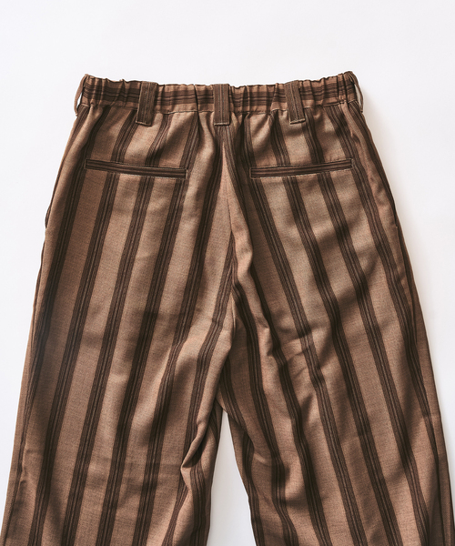 417 EDIFICE（フォーワンセブンエディフィス）の「【EVALET / エバレット】メッシュ ワイドパンツ "セットアップ着用可能"（スラックス・メンズ・アイボリー/ブラック/ダークブルー/ベージュ/ベージュ系その他・LARGE/MEDIUM/SMALL）」の9枚目の写真