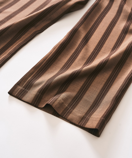 417 EDIFICE（フォーワンセブンエディフィス）の「【EVALET / エバレット】メッシュ ワイドパンツ "セットアップ着用可能"（スラックス・メンズ・アイボリー/ブラック/ダークブルー/ベージュ/ベージュ系その他・LARGE/MEDIUM/SMALL）」の10枚目の写真