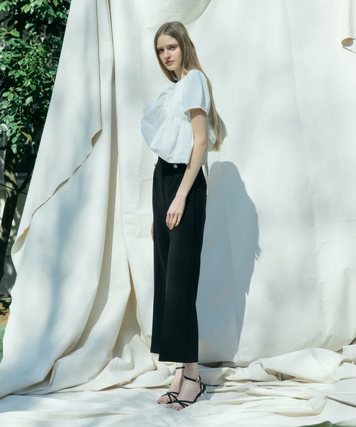 EIMY ISTOIRE(エイミーイストワール)の「MULCH WAY BALLERINA TEE(Tシャツ/カットソー・レディース・ホワイト/ブラック/ライトピンク・F)」の13枚目の写真