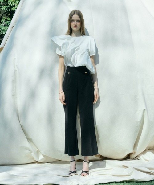 EIMY ISTOIRE(エイミーイストワール)の「MULCH WAY BALLERINA TEE(Tシャツ/カットソー・レディース・ホワイト/ブラック/ライトピンク・F)」の12枚目の写真