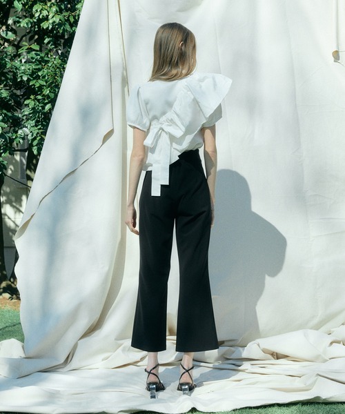 EIMY ISTOIRE(エイミーイストワール)の「MULCH WAY BALLERINA TEE(Tシャツ/カットソー・レディース・ホワイト/ブラック/ライトピンク・F)」の14枚目の写真