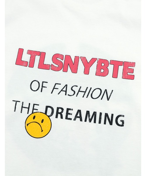 Little sunny bite(リトルサニーバイト)の「《Little sunny bite》 logo big tee(Tシャツ/カットソー・レディース・ピンク/ブラック・MEDIUM)」の9枚目の写真