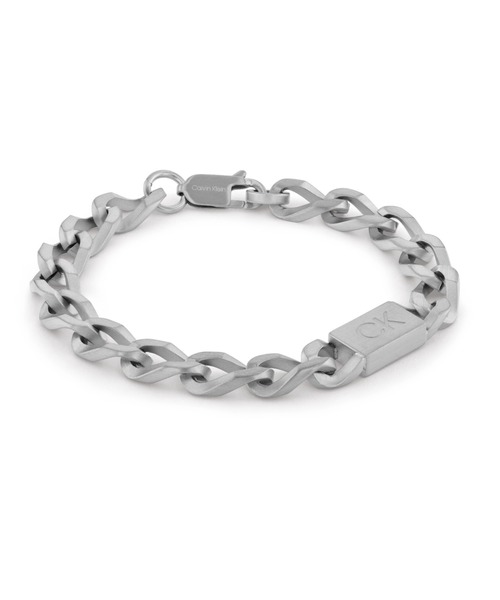 Calvin Klein（カルバン・クライン）の「【CalvinKlein】カルバンクライン OUTLOOK メンズ ブレスレット（ブレスレット・メンズ・シルバー・FREE）」の2枚目の写真
