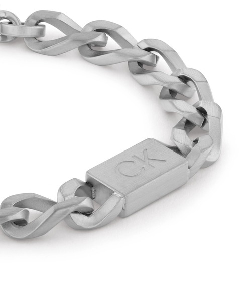 Calvin Klein（カルバン・クライン）の「【CalvinKlein】カルバンクライン OUTLOOK メンズ ブレスレット（ブレスレット・メンズ・シルバー・FREE）」の3枚目の写真