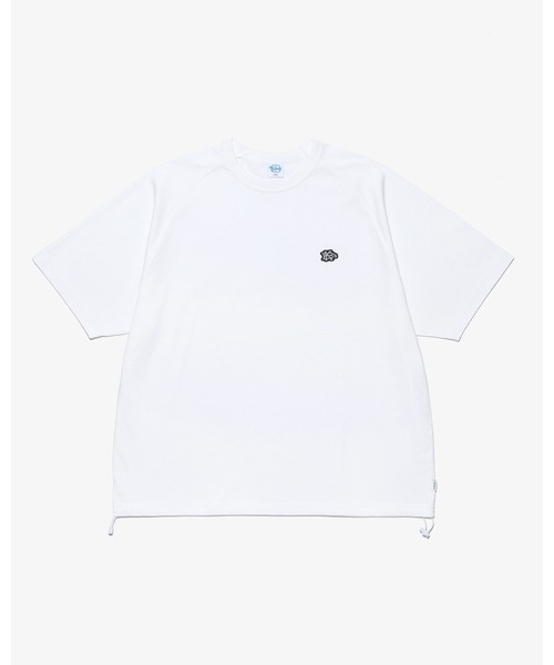KEBOZ(ケボズ)の「EFG WAPPEN DRAWSTRING S/S TEE(Tシャツ/カットソー・メンズ・ネイビー/ピンク/ホワイト/ライトイエロー/アッシュグレー/ブラック・XL/L/M/S/2XL)」の2枚目の写真